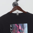 Close-up of the collar and tag on the Vintage 2010s Attack on Titan "Eren Yeager Attack Titan" T-Shirt - L