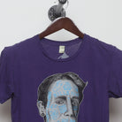 Close-up of the collar and tag on the Vintage 2010s Bill Nye Tattoo Graphic Tee S