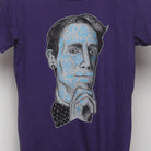Close-up of the main graphic on the Vintage 2010s Bill Nye Tattoo Graphic Tee S