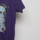 Close-up of the sleeve on the Vintage 2010s Bill Nye Tattoo Graphic Tee S