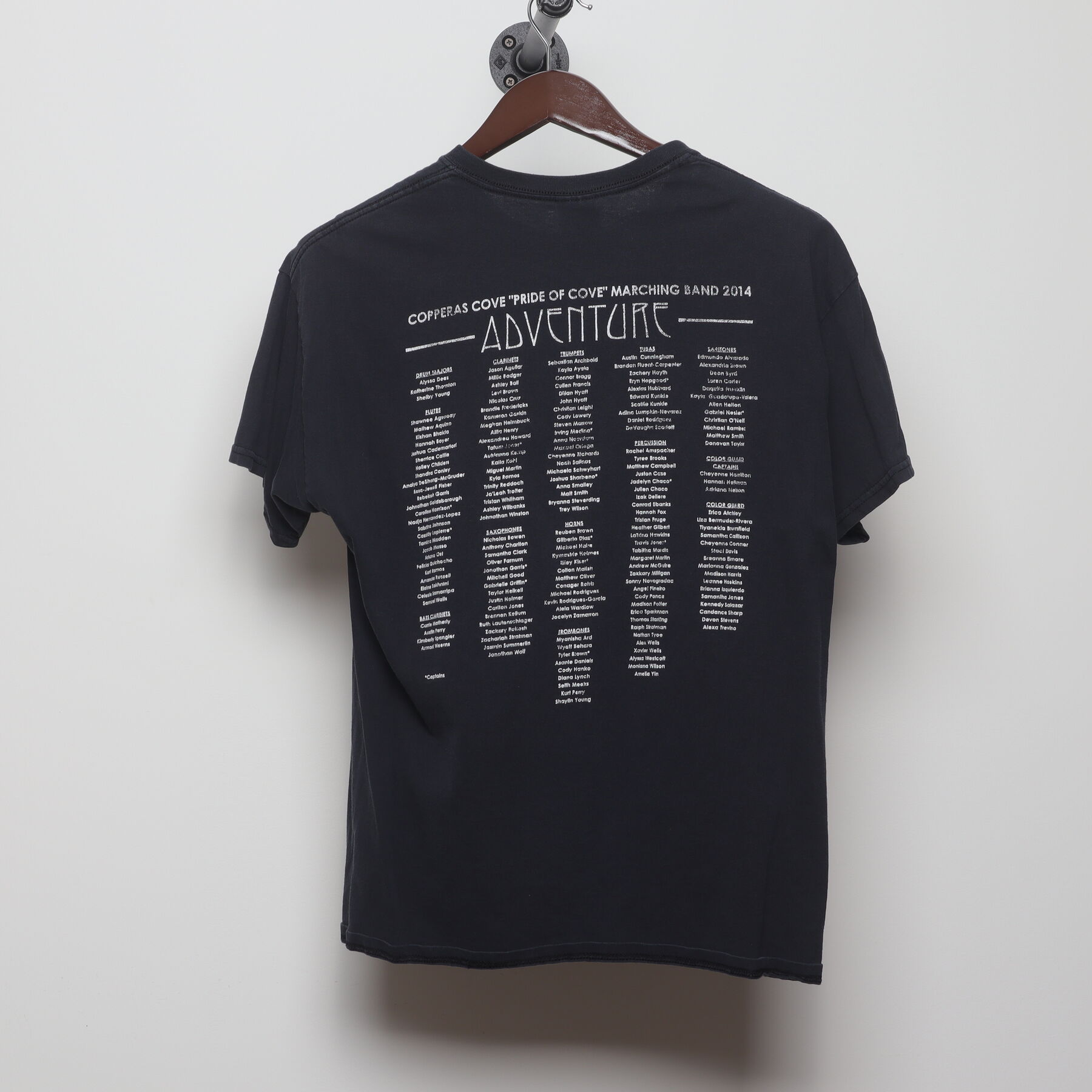 Back view of Vintage 2010s Copperas Cove High School Band "Adventure" T-Shirt - M