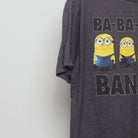 Close-up of the sleeve on the Vintage 2010s Despicable Me Minions Banana T-Shirt XL