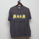 Front view of Vintage 2010s Despicable Me Minions Banana T-Shirt XL