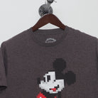 Close-up of the collar and tag on the Vintage 2010s Disney 8-Bit Mickey Mouse T-Shirt L