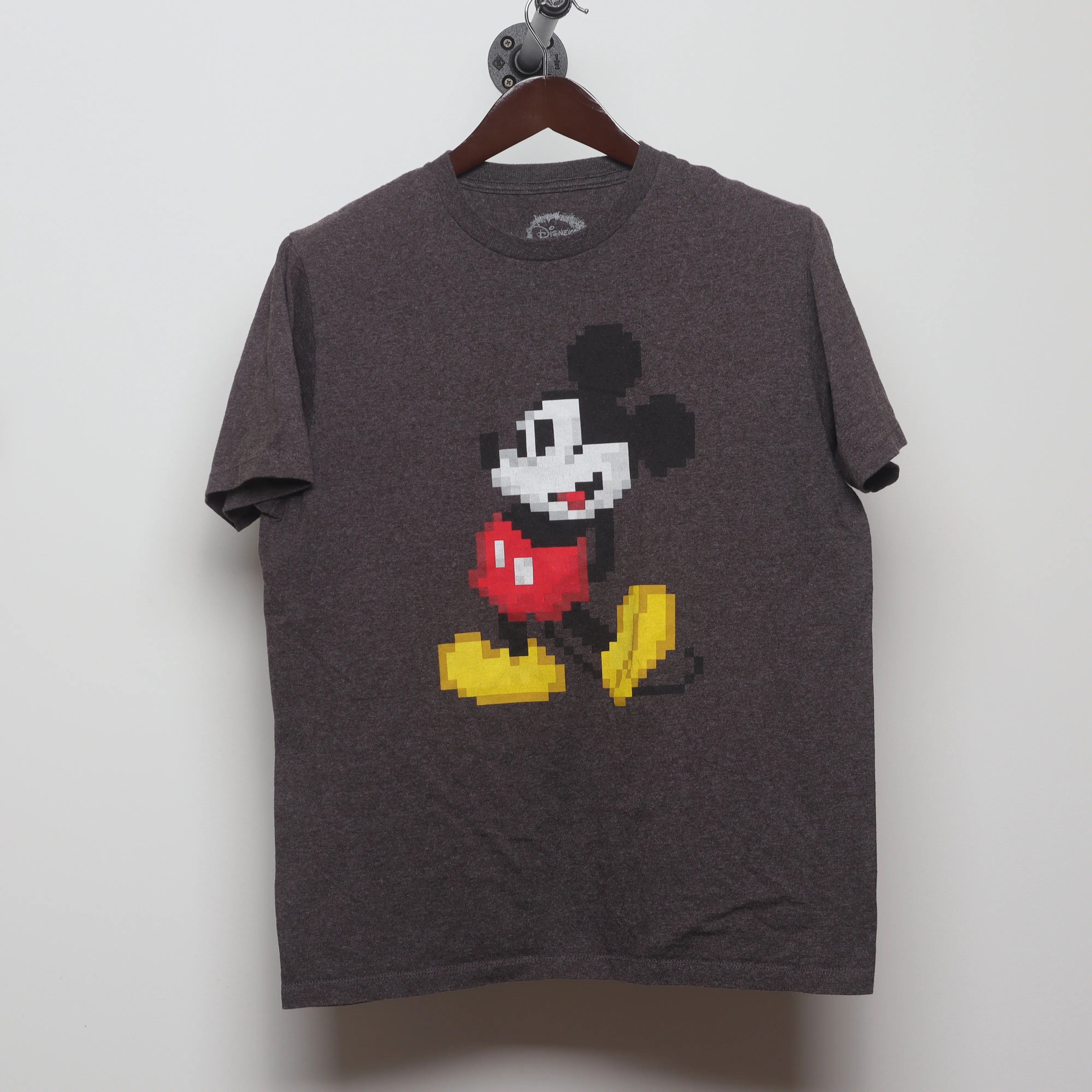 Front view of Vintage 2010s Disney 8-Bit Mickey Mouse T-Shirt L