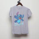 Front view of Vintage 2010s Disney Stitch Graphic T-Shirt S