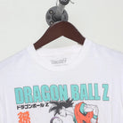 Close-up of the collar and tag on the Vintage 2010s Dragon Ball Z "Goku vs. Frieza Saga" T-Shirt - S
