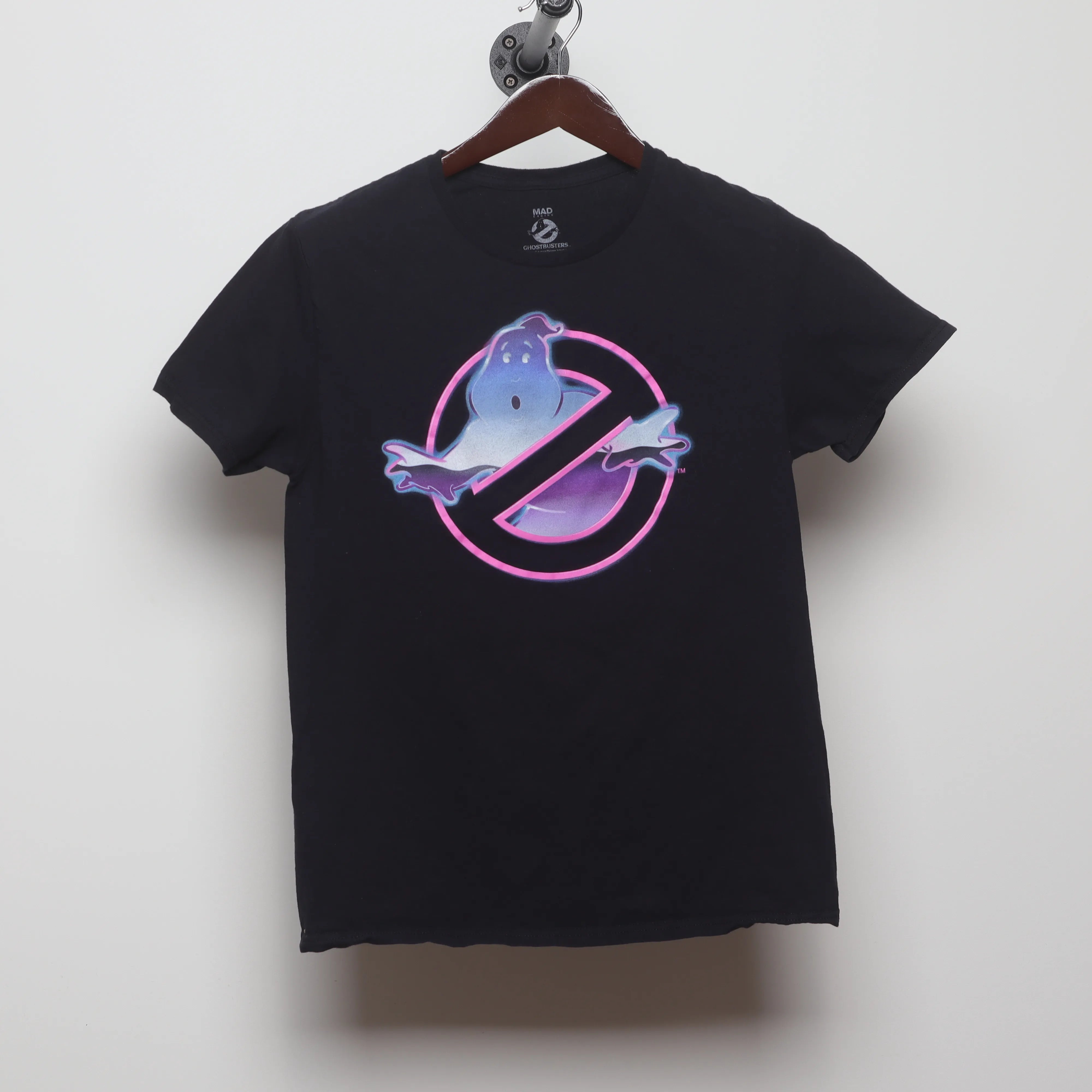 Front view of Vintage 2010s Ghostbusters Gradient Logo T-Shirt S