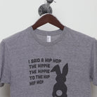 Close-up of the collar and tag on the Vintage 2010s Hip Hop Bunny Graphic T-Shirt S
