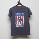 Front view of Vintage 2010s I Believe In Nashville Graphic T-Shirt M