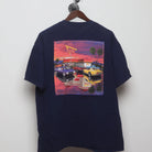 Back view of Vintage 2010s In-N-Out Burger "Classic Cars Sunset" T-Shirt - XL