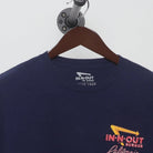 Close-up of the collar and tag on the Vintage 2010s In-N-Out Burger "Classic Cars Sunset" T-Shirt - XL