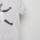 Close-up of the sleeve on the Vintage 2010s Jimmy Fallon Hashtag Panda T-Shirt S