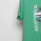 Close-up of the sleeve on the Vintage 2010s Kaulig Racing NASCAR T-Shirt M