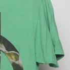 Close-up of the single stitch sleeve on the Vintage 2010s Marvel "The Incredible Hulk Avengers" T-Shirt - S