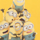 Close-up of the main graphic on the Vintage 2010s Despicable Me "Minions Pile" T-Shirt - S