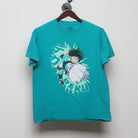 Front view of Vintage 2010s My Hero Academia Deku Anime T-Shirt L