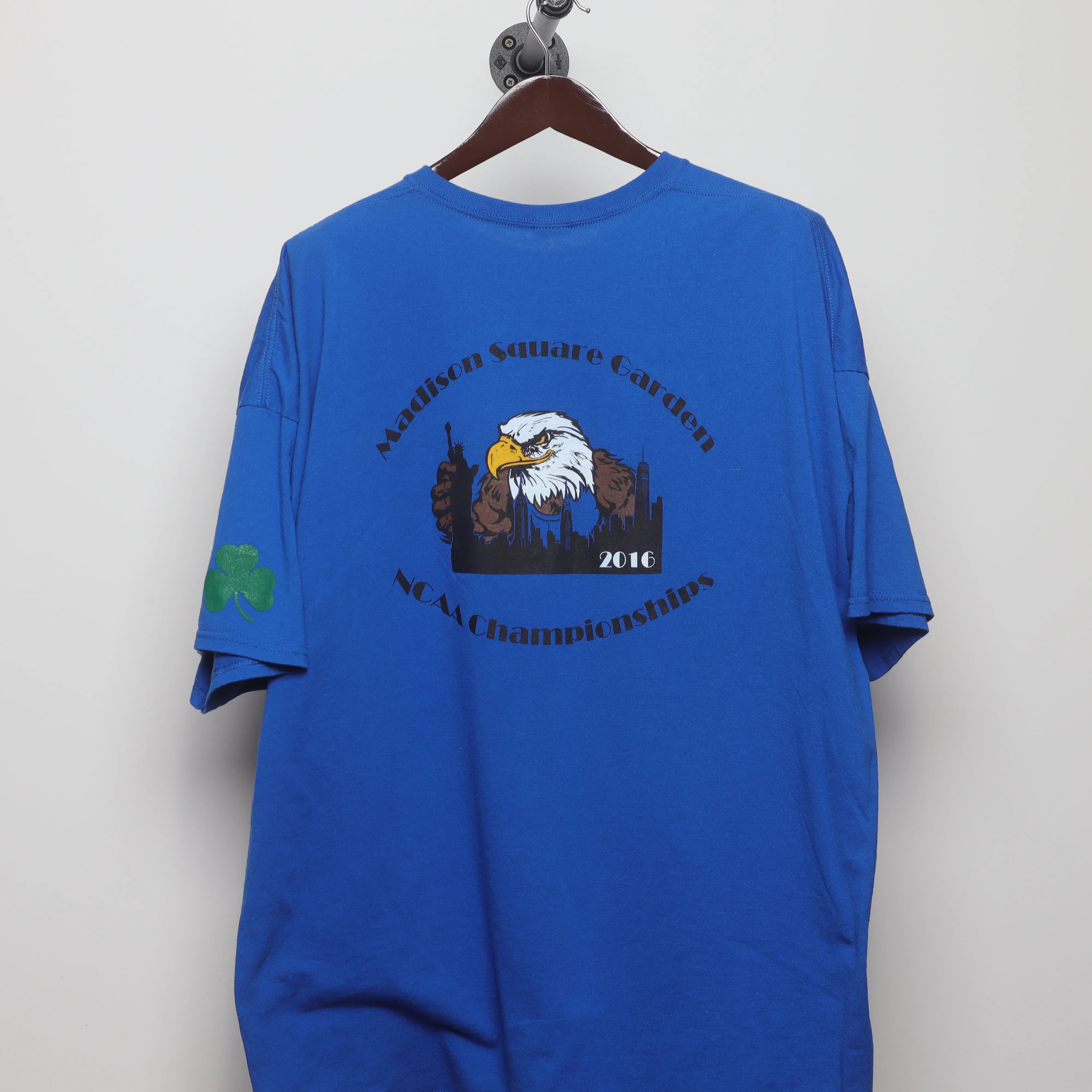 Back view of Vintage 2010s NCAA Wrestling MSG Graphic Tee XXL