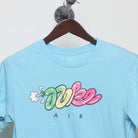 Close-up of the collar and tag on the Vintage 2010s Nike Air Bubble Graffiti T-Shirt S