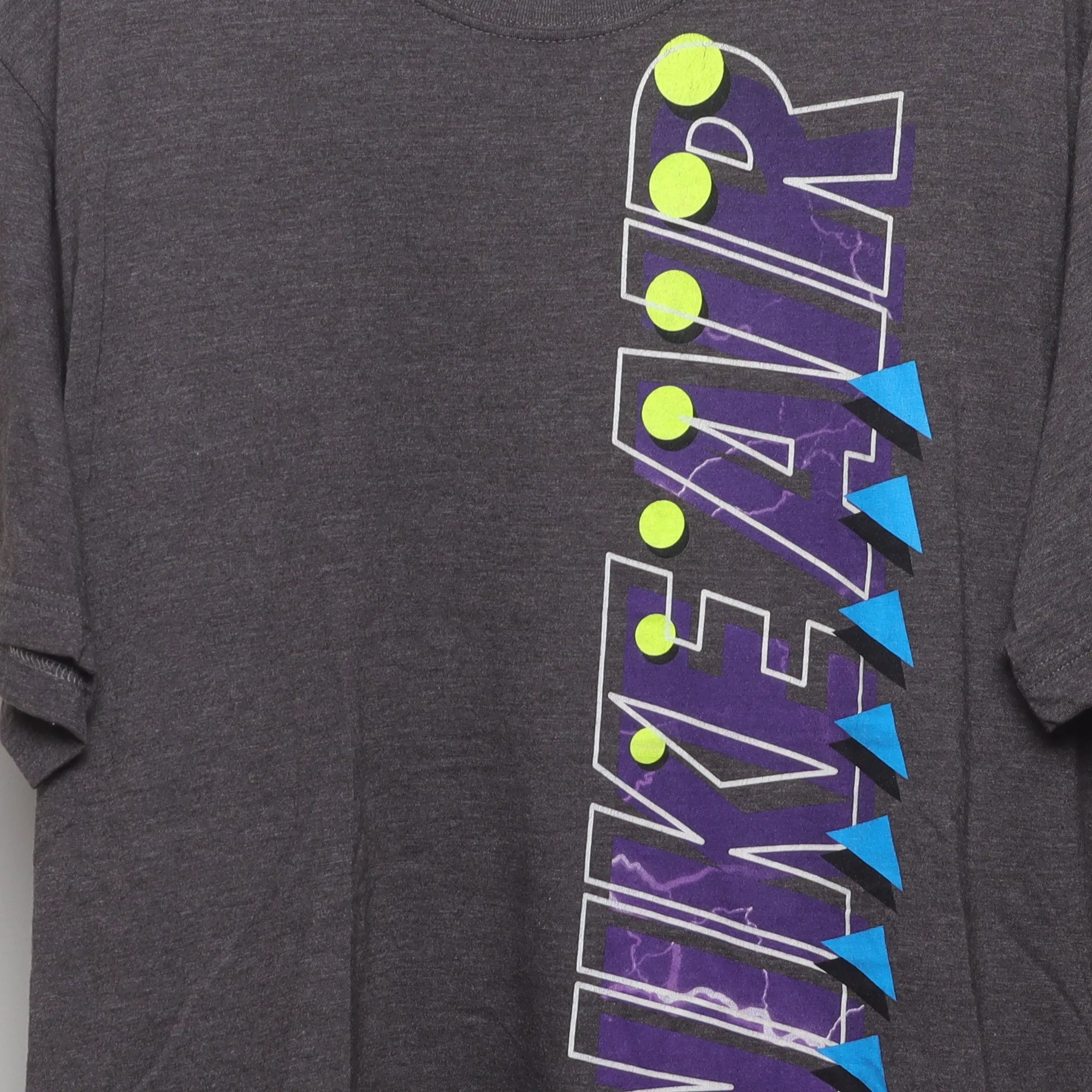 Close-up of the main graphic on the Vintage 2010s Nike Air Graphic T-Shirt XL