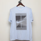 Front view of Vintage 2010s Nike Tennis Court Graphic T-Shirt XL