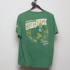 Back view of Vintage 2010s Notre Dame Football Graphic T-Shirt M