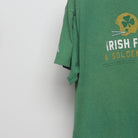 Close-up of the sleeve on the Vintage 2010s Notre Dame Football Graphic T-Shirt M