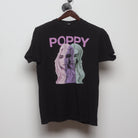 Front view of Vintage 2010s Poppy Glitch Graphic Band T-Shirt L
