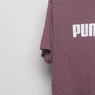 Close-up of the sleeve on the Vintage 2010s Puma Big Logo Heathered T-Shirt XL