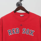 Close-up of the collar and tag on the Vintage 2010s Red Sox Gonzalez MLB T-Shirt XL