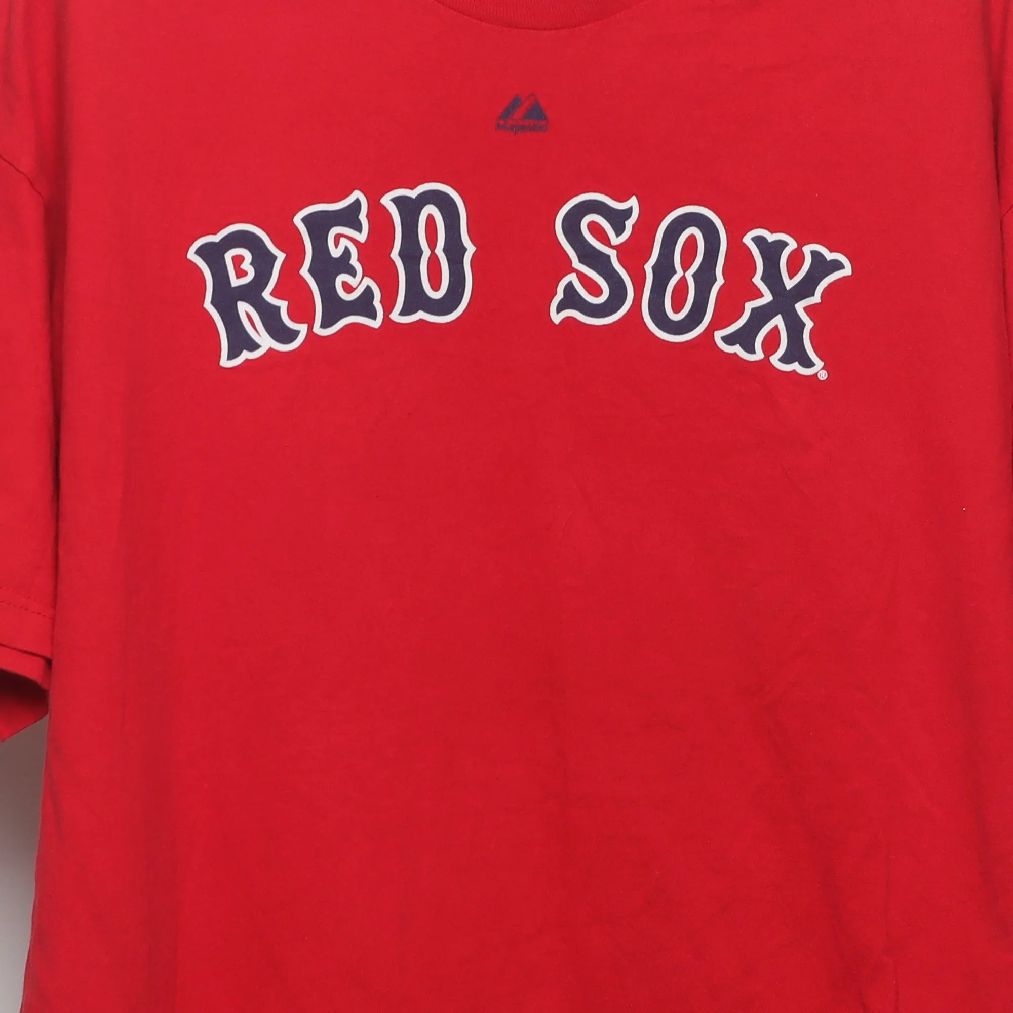Close-up of the main graphic on the Vintage 2010s Red Sox Gonzalez MLB T-Shirt XL