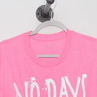 Close-up of the collar and tag on the Vintage 2010s Savage Bear "No Days Off" T-Shirt - L