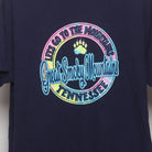 Close-up of the main graphic on the Vintage 2010s Smoky Mountains Pastel Souvenir T-Shirt L