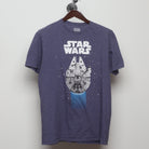 Front view of Vintage 2010s Star Wars Millennium Falcon T-Shirt M