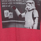 Close-up of the main graphic on the Vintage 2010s Star Wars "These Were The Droids" T-Shirt - XXL
