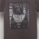 Close-up of the main graphic on the Vintage 2010s Star Wars Vader Free Hugs T-Shirt S