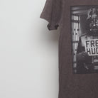 Close-up of the sleeve on the Vintage 2010s Star Wars Vader Free Hugs T-Shirt S