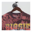 Close-up of the collar and tag on the Vintage 2010s The Notorious B.I.G. "Biggie Smalls Globe" T-Shirt - M