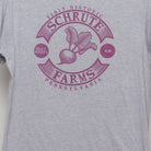 Close-up of the main graphic on the Vintage 2010s The Office Schrute Farms Graphic Tee M