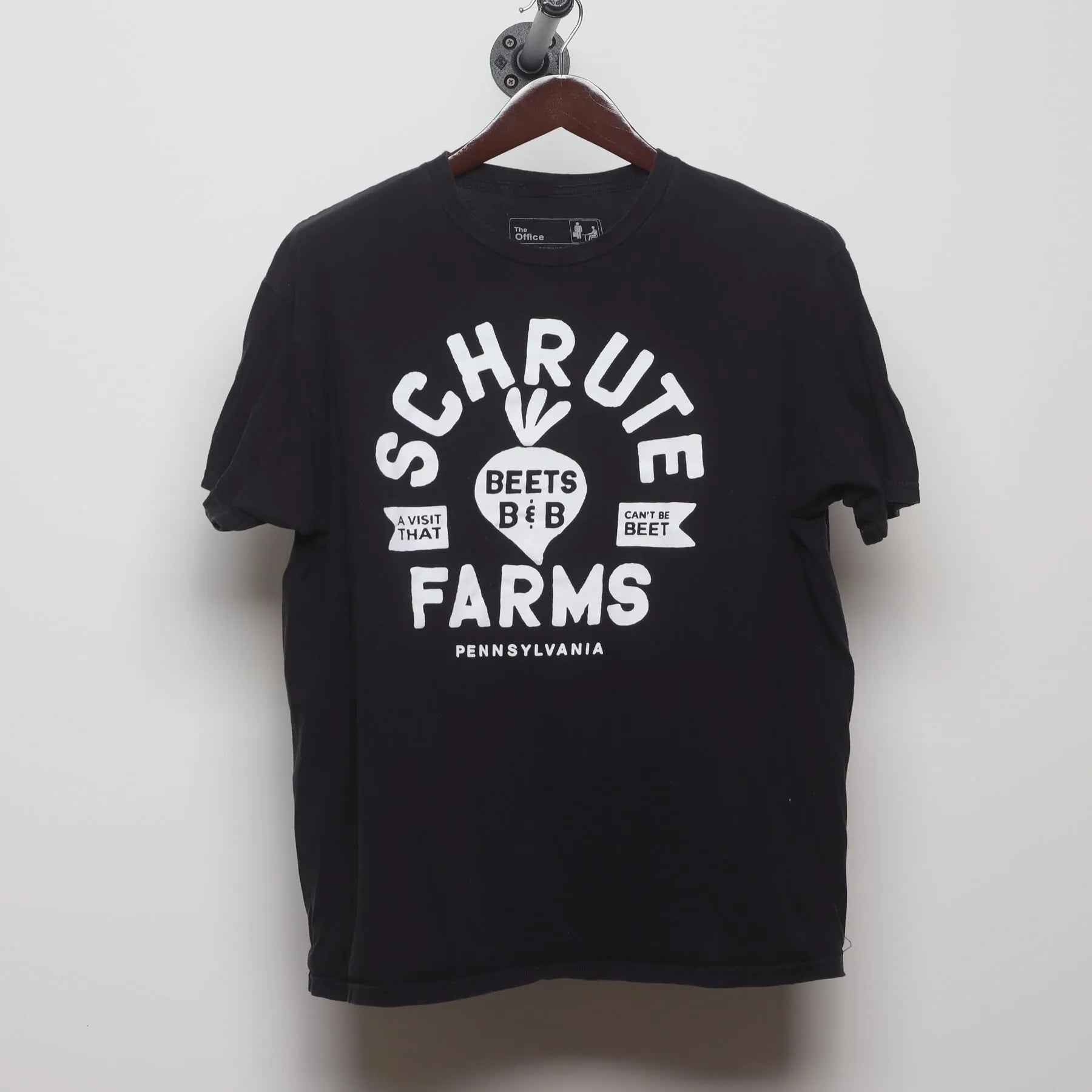 Front view of Vintage 2010s The Office "Schrute Farms" T-Shirt - XL