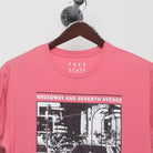 Close-up of the collar and tag on the Vintage 2010s Times Square NYC Photo Graphic Tee L