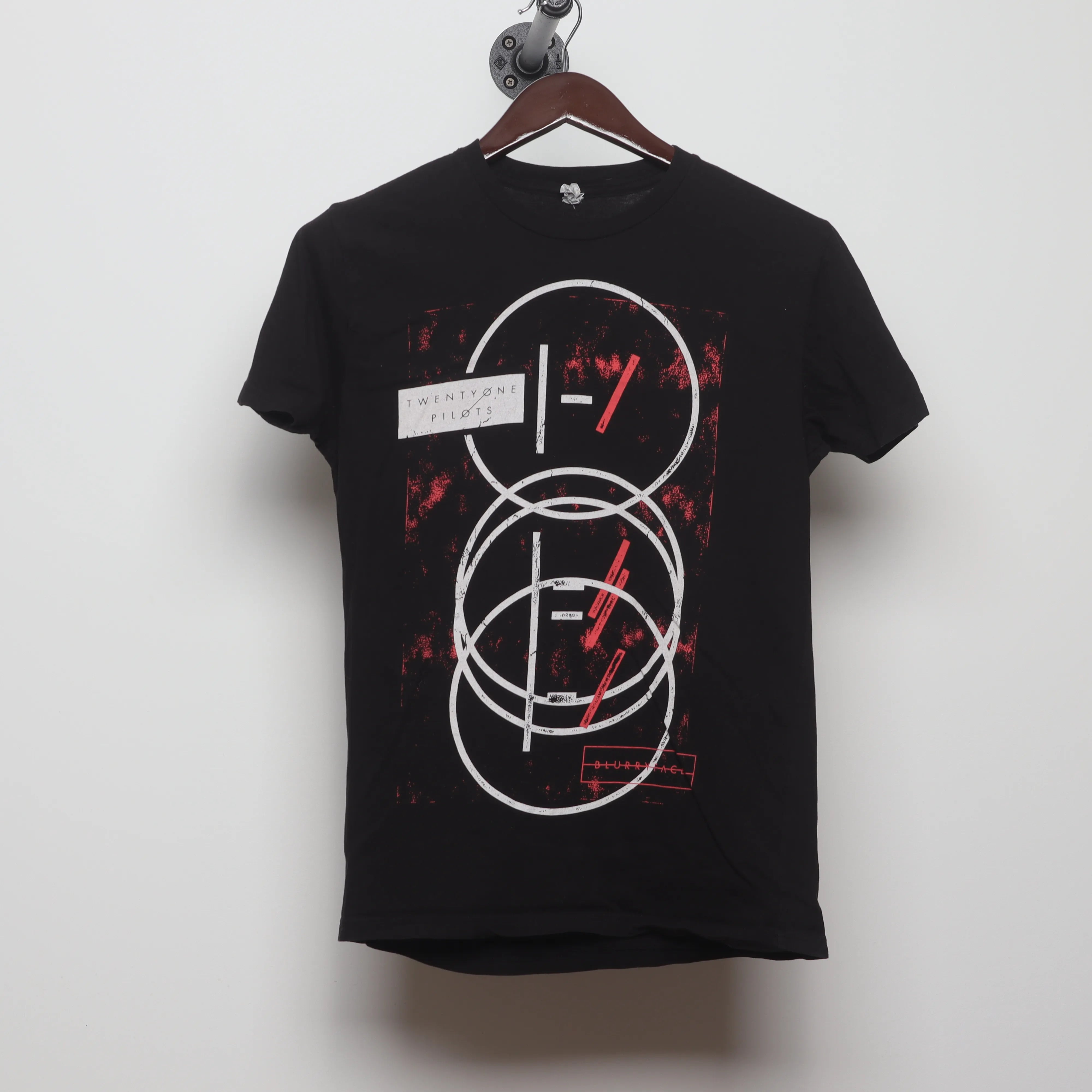 Front view of Vintage 2010s Twenty One Pilots Graphic Band Tee S