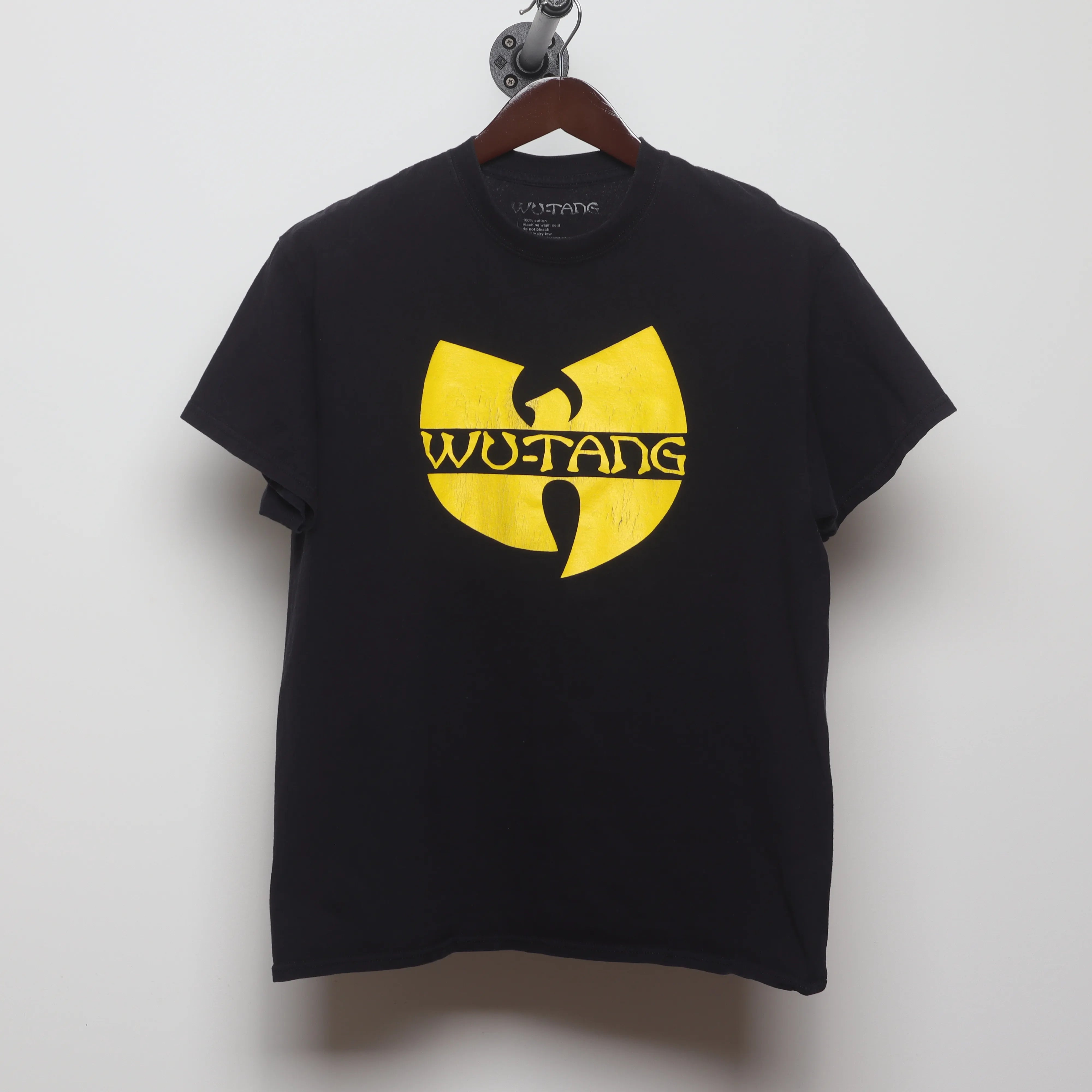 Front view of Vintage 2010s Wu-Tang Clan Logo T-Shirt L