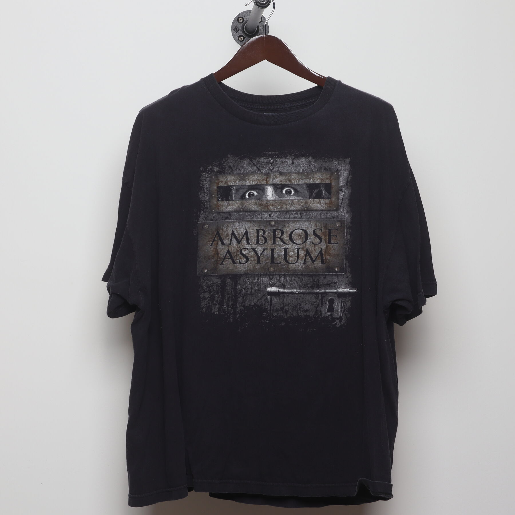 Front view of Vintage 2010s WWE Dean Ambrose "Ambrose Asylum" T-Shirt - XXL