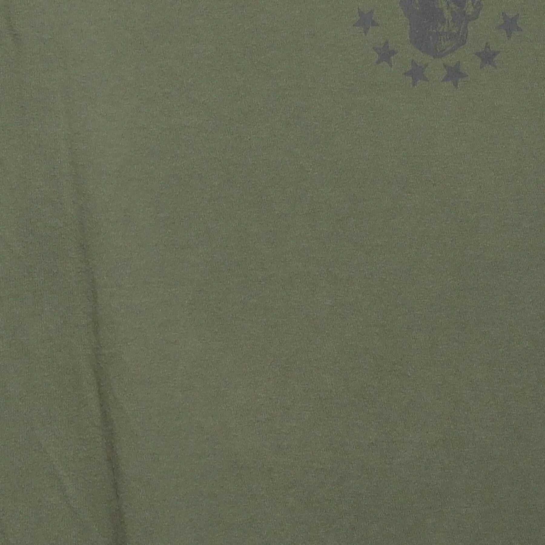 Close-up of the main graphic on the Vintage Y2K Gildan "Defend 2nd Amendment Skull" T-Shirt - L