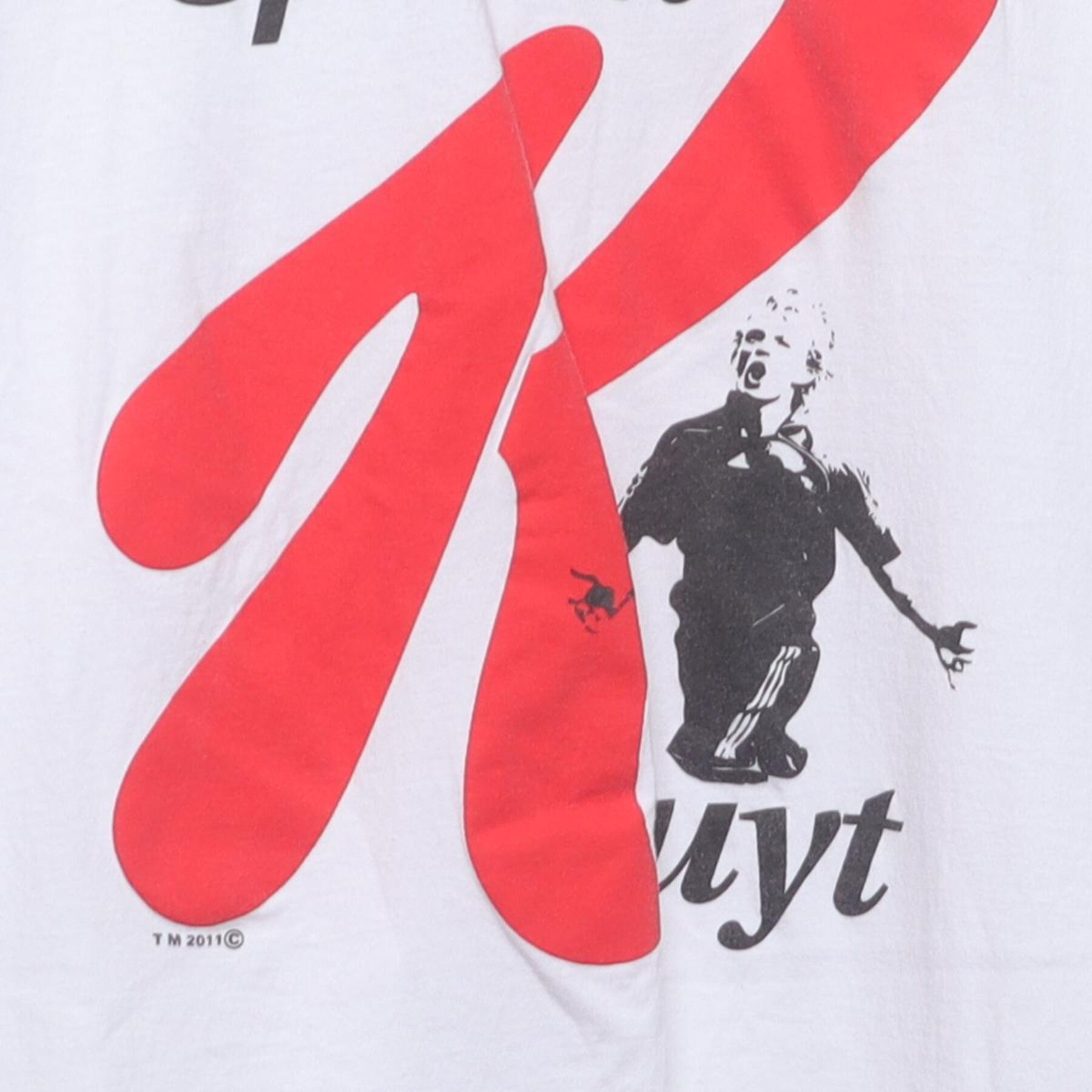 Close-up of the main graphic on the Vintage Y2K Special K "Special Kuyt" T-Shirt - M