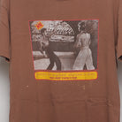 Close-up of the main graphic on the Vintage 90s Bruce Lee Soulflexin Single Stitch Tee XL