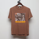 Front view of Vintage 90s Bruce Lee Soulflexin Single Stitch Tee XL
