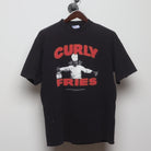 Front view of Vintage 90s Curly Fries Promo Graphic T-Shirt XL