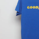 Close-up of the sleeve on the Vintage 90s Goodyear Winged Foot Logo T-Shirt S